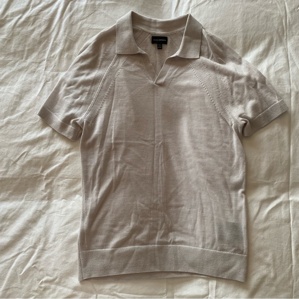 Club Monaco Merino ‘Johnny’ Collar Polo